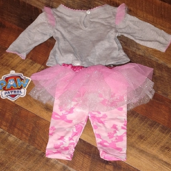 Paw Patrol Gray and Pink Newborn Outfit - Picture 5 of 5